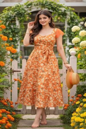 Flower Print Dresses